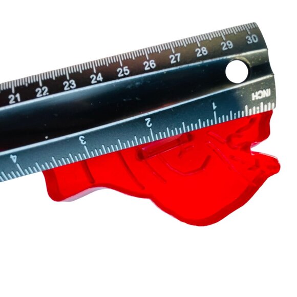 Vintage Red Loma Ft. Worth Plastic Cookie Cutter - Picture 4 of 4